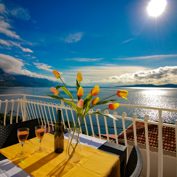 Living room, Villa Božo, Mesites Croatia Praha