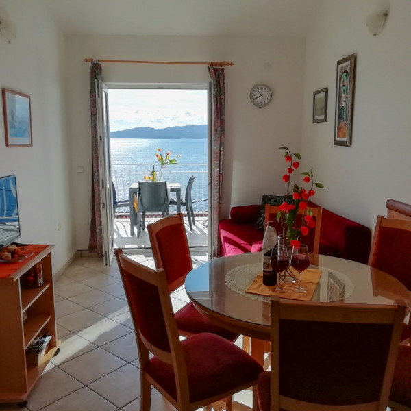 Living room, Villa Božo, Mesites Croatia Praha