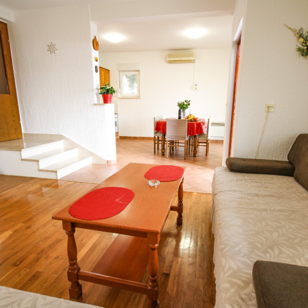 Living room, Villa Vanessa, Mesites Croatia Praha